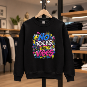 Youth No Rules Just Vibes Sweatshirt