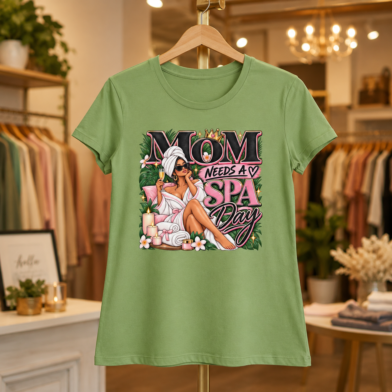 Mom Needs a Spa Day Women’s T Shirt