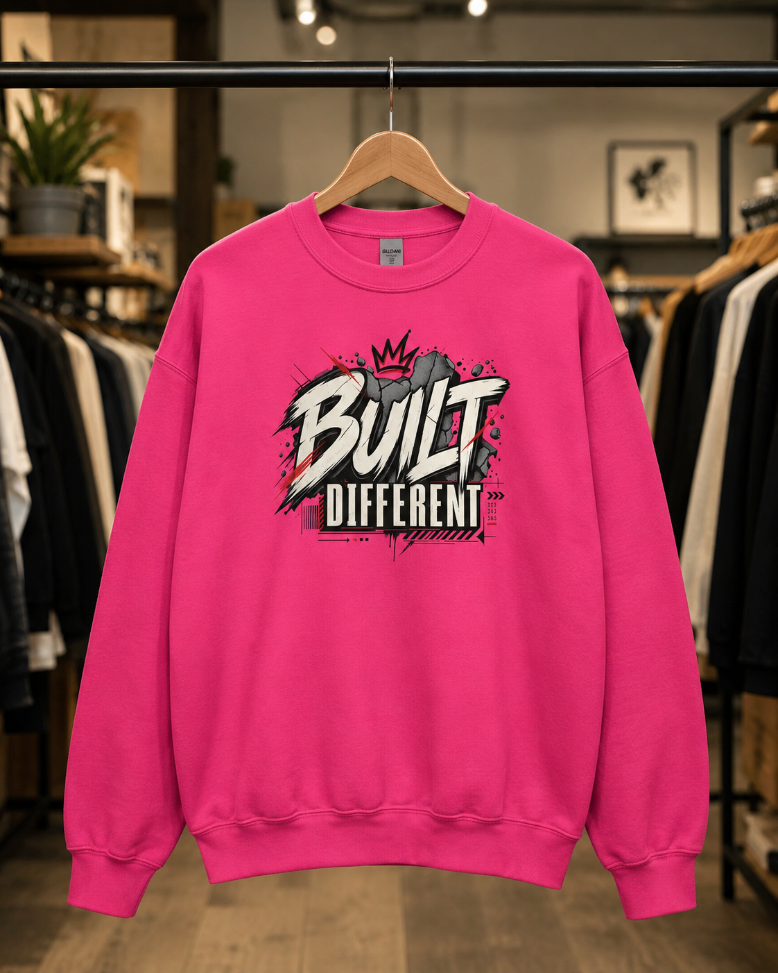 Built Different Streetwear Sweatshirt