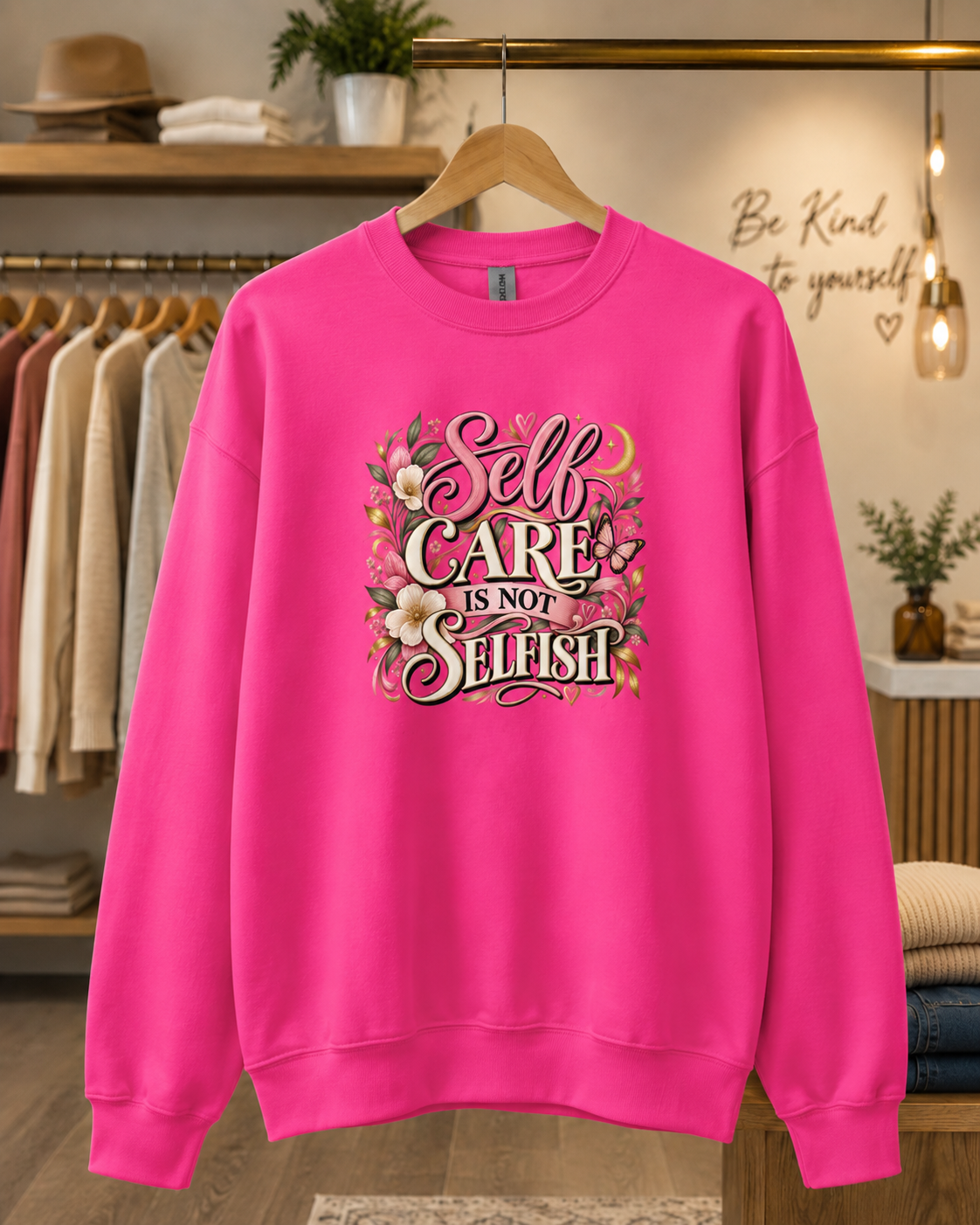Self Care Is Not Selfish Women’s  Sweatshirt