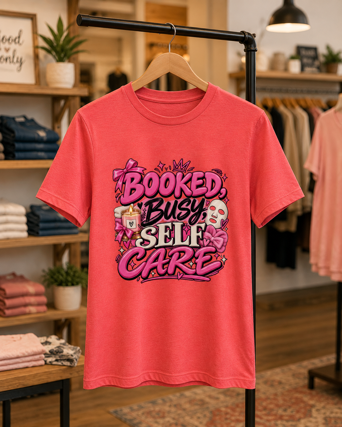 Booked, Busy, Self Care Women’s T Shirt