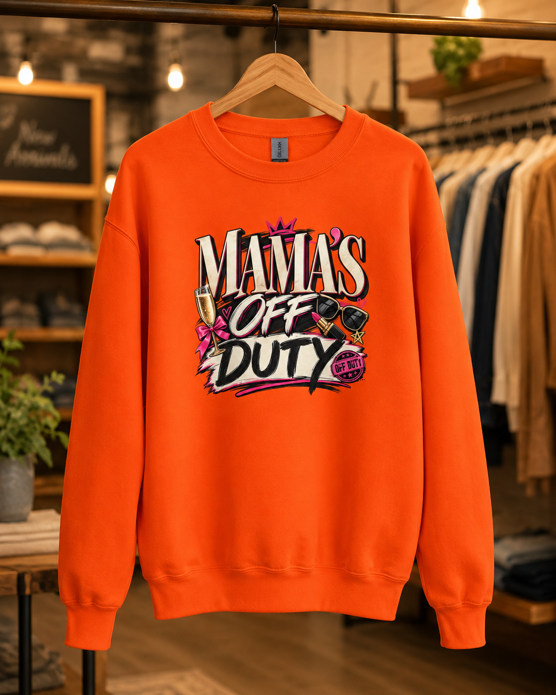 Mama’s Off Duty Women’s Sweatshirt