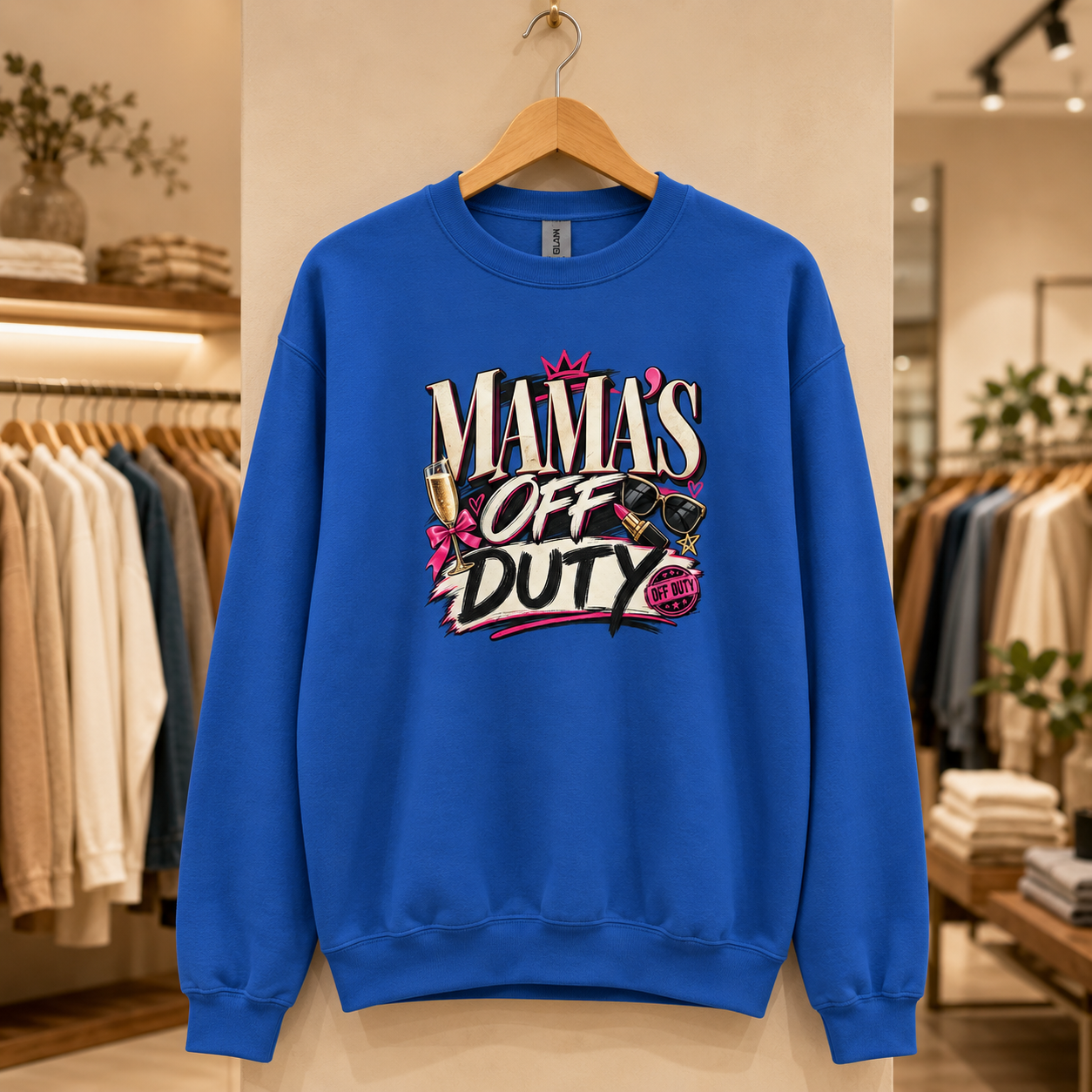 Mama’s Off Duty Women’s Sweatshirt