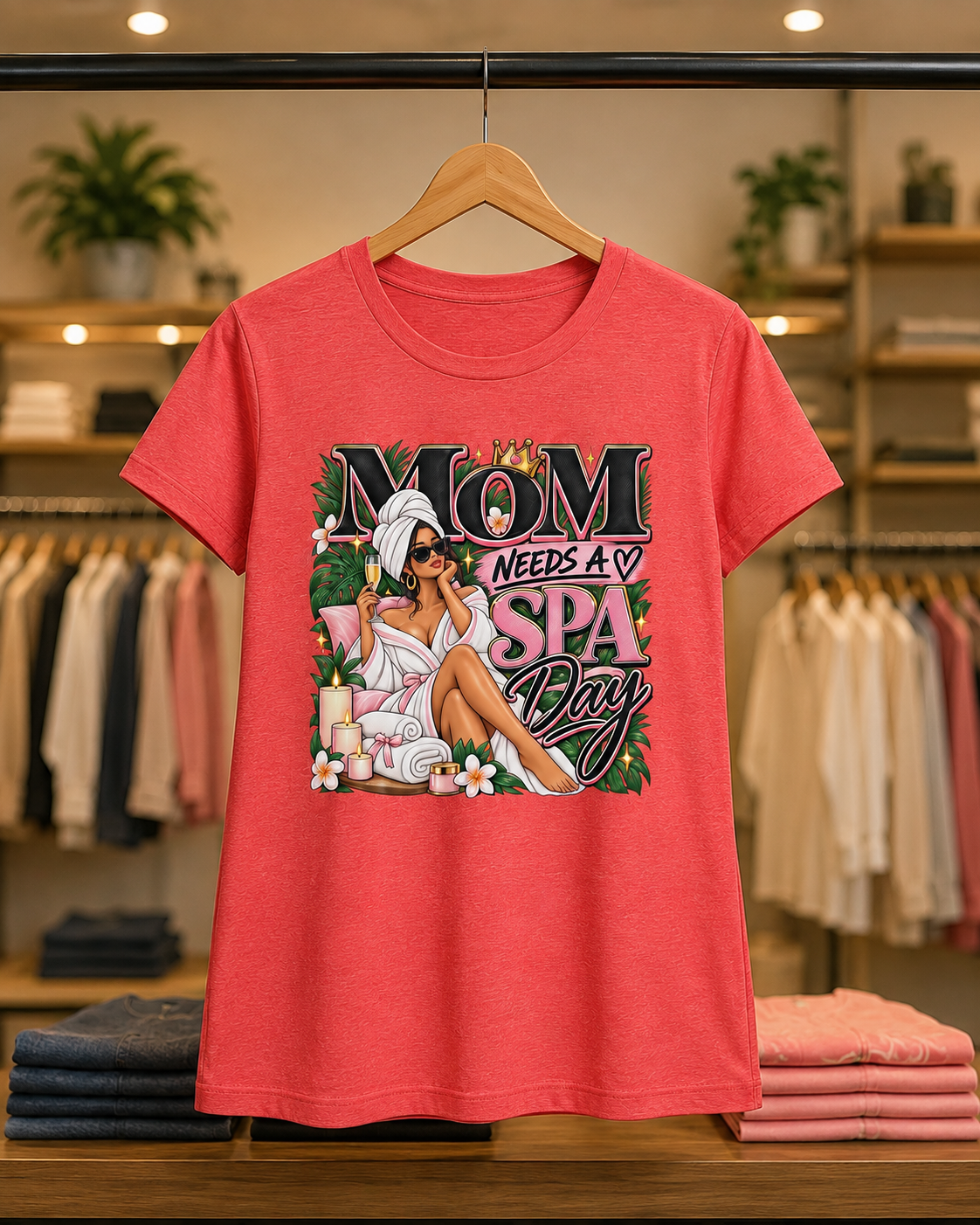 Mom Needs a Spa Day Women’s T Shirt