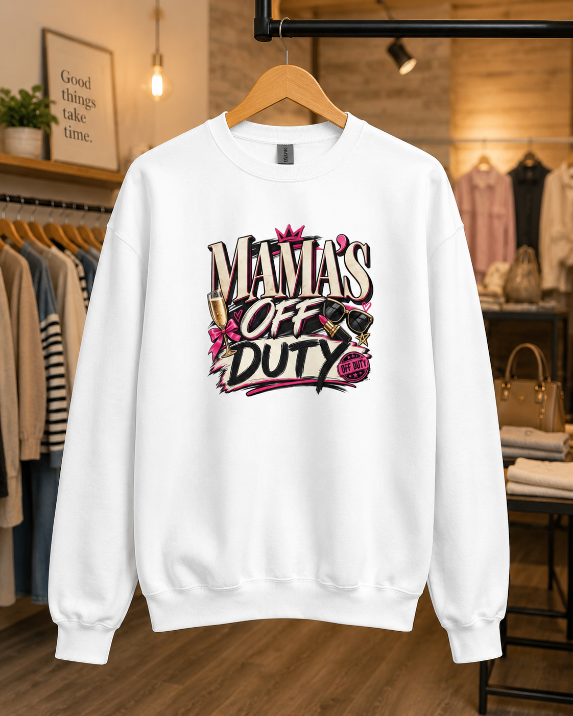 Mama’s Off Duty Women’s Sweatshirt