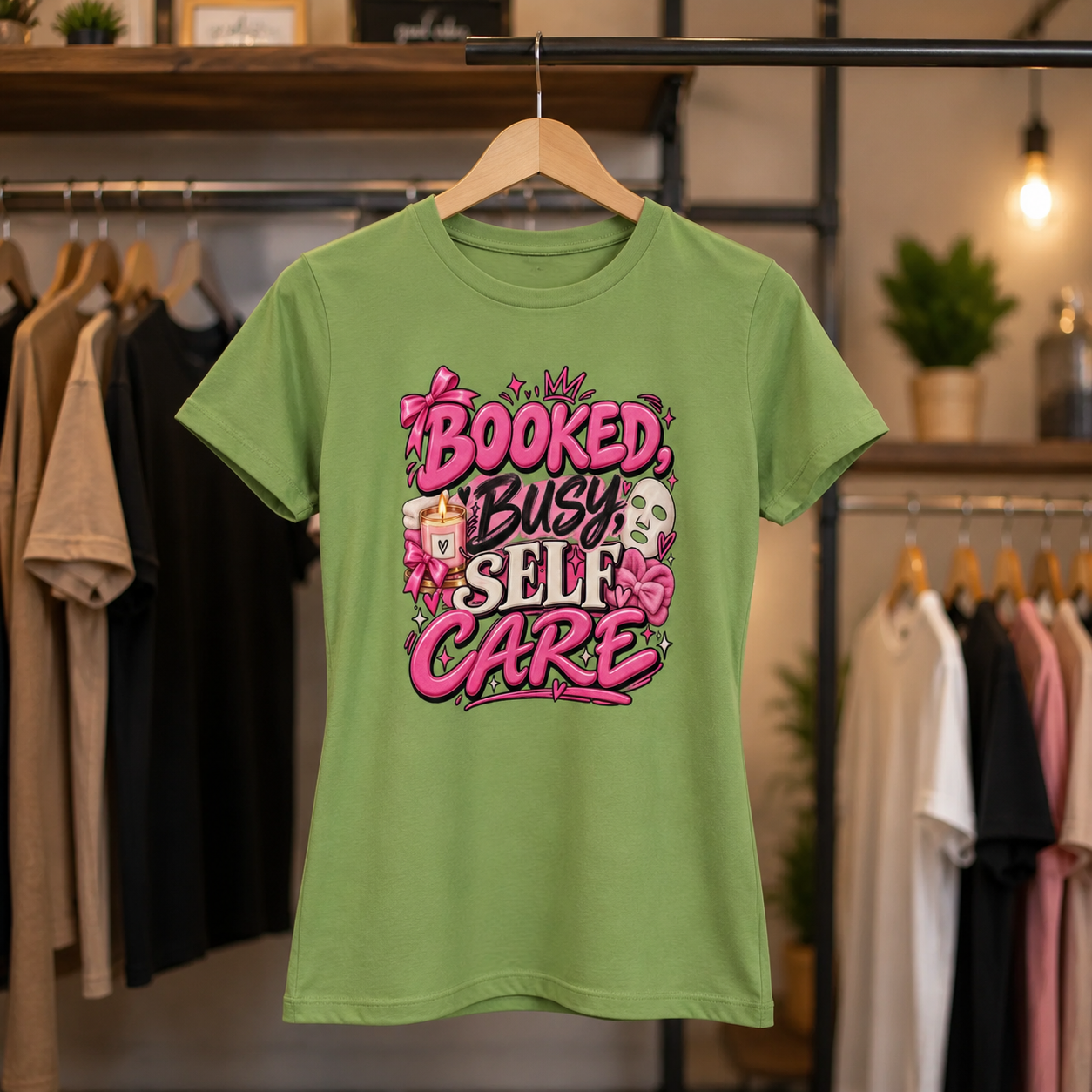 Booked, Busy, Self Care Women’s T Shirt