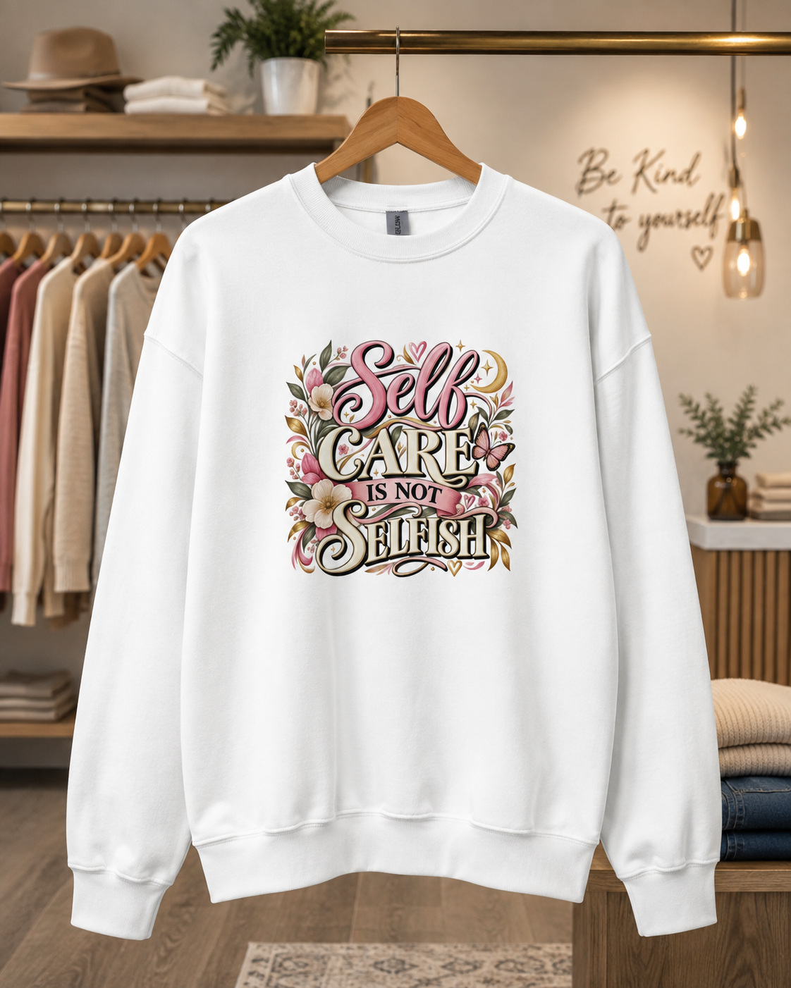 Self Care Is Not Selfish Women’s  Sweatshirt