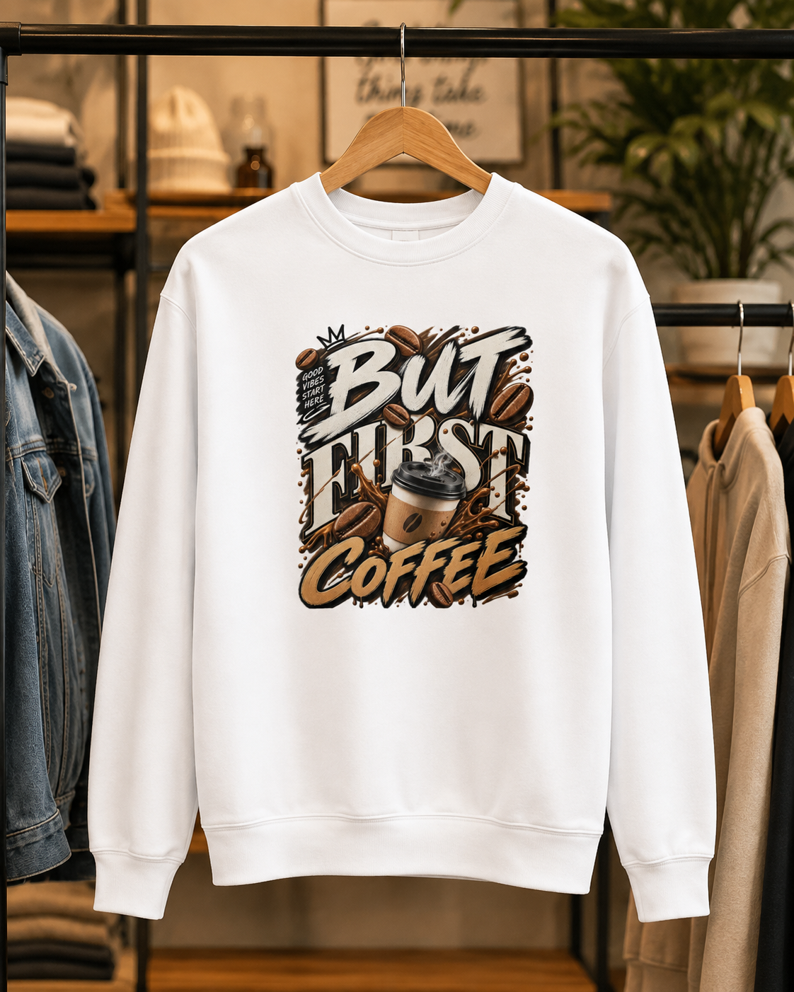 But First Coffee Sweatshirt