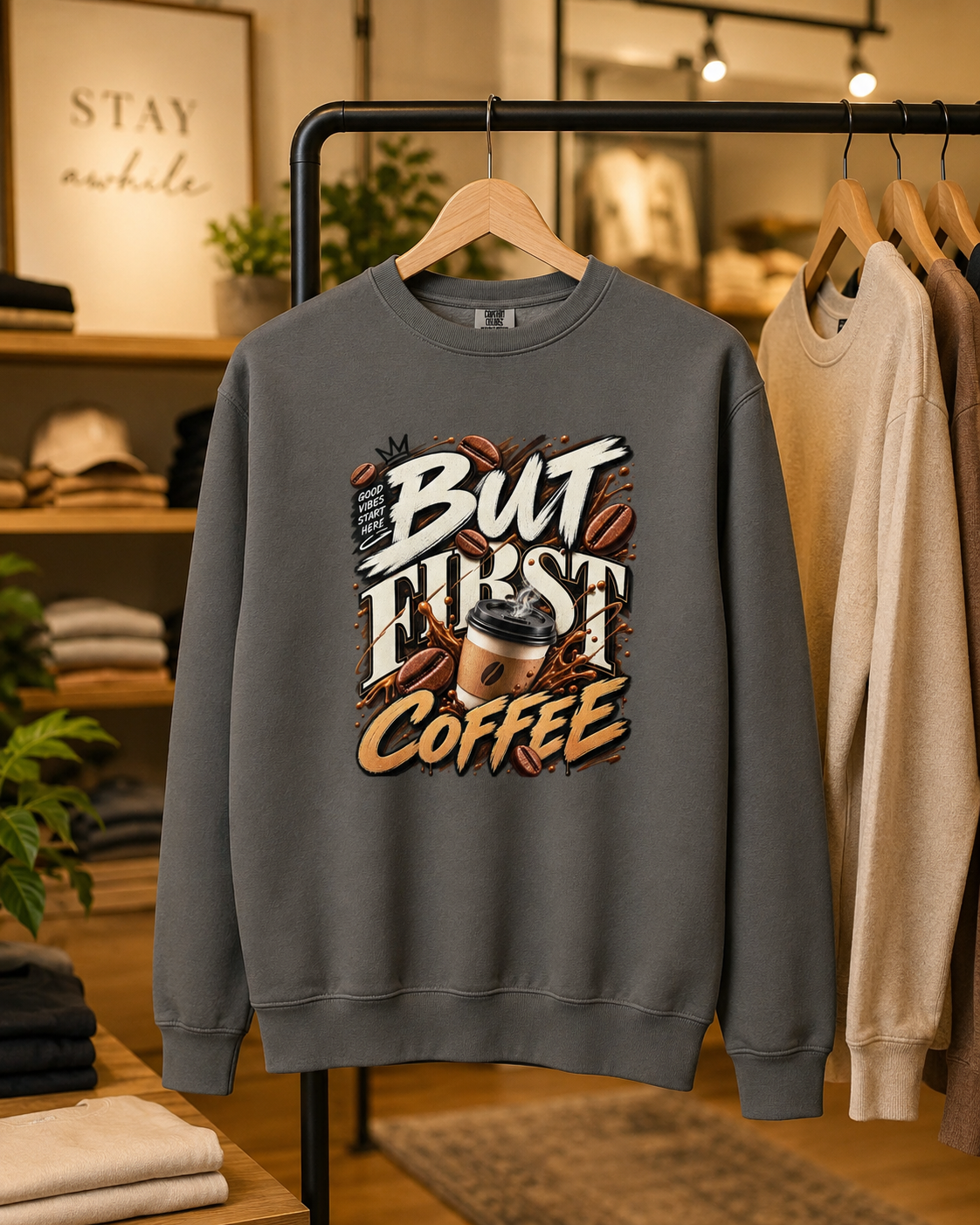 But First Coffee Sweatshirt