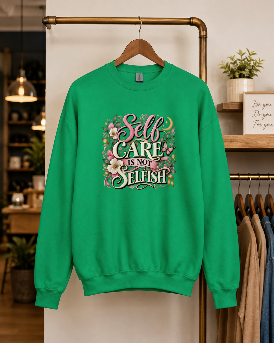 Self Care Is Not Selfish Women’s  Sweatshirt