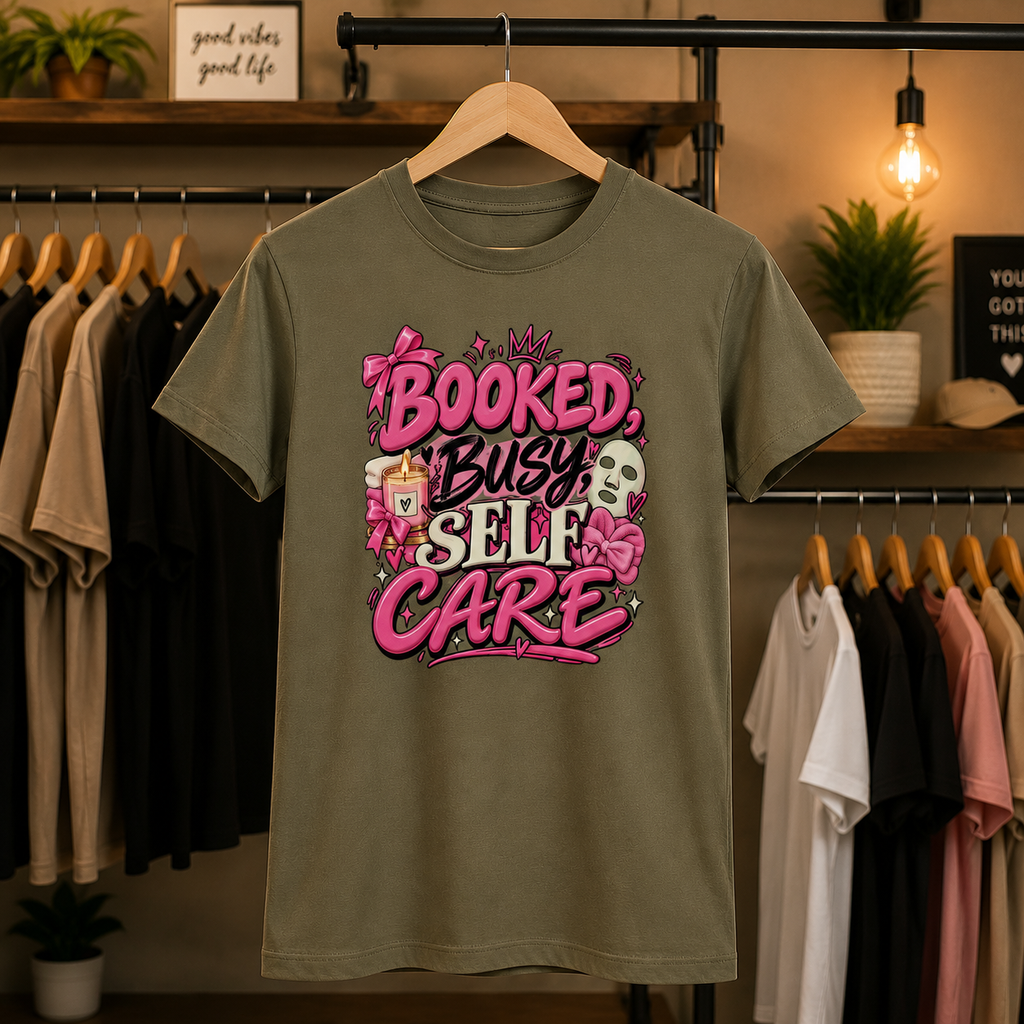 Booked, Busy, Self Care Women's T Shirt