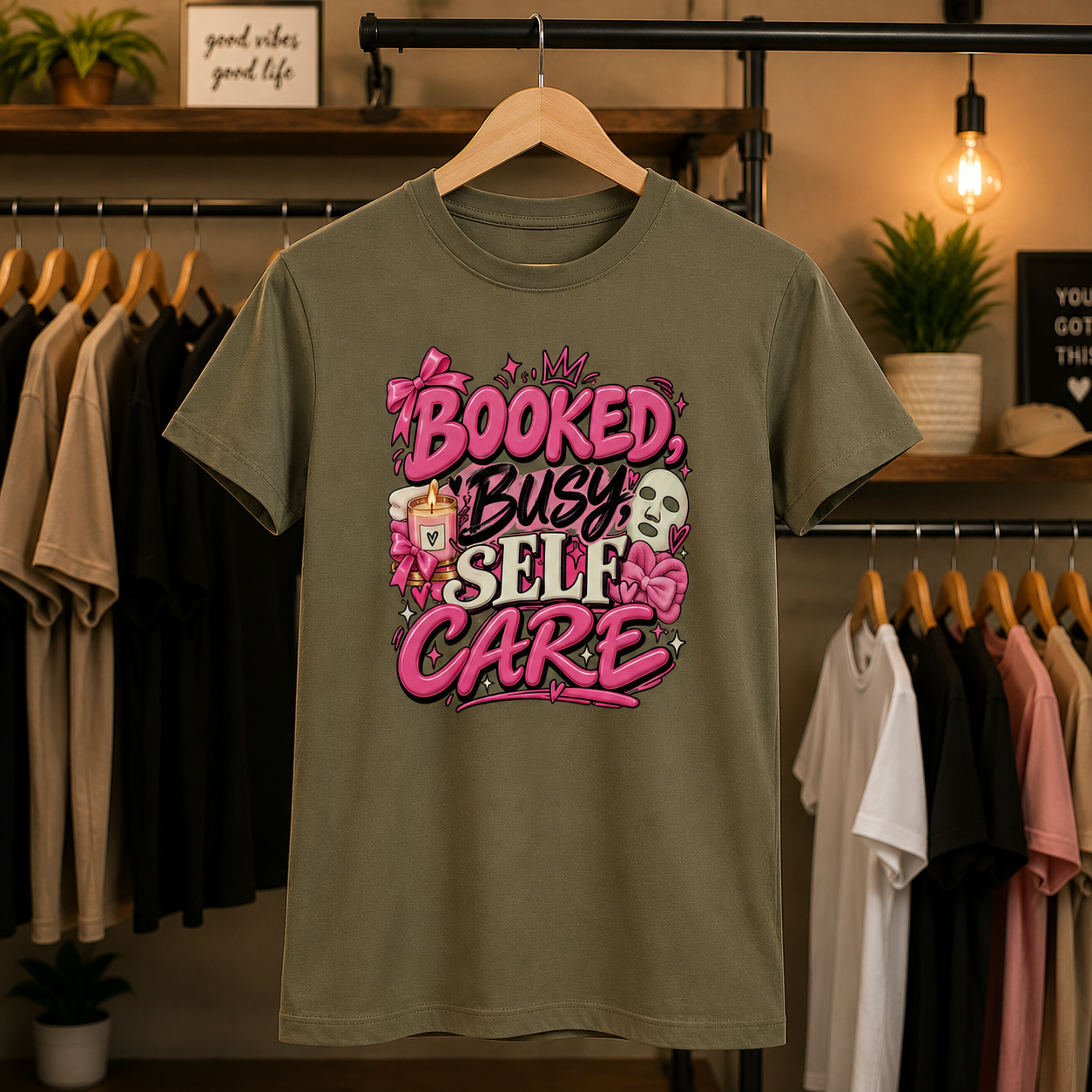 Booked, Busy, Self Care Women’s T Shirt