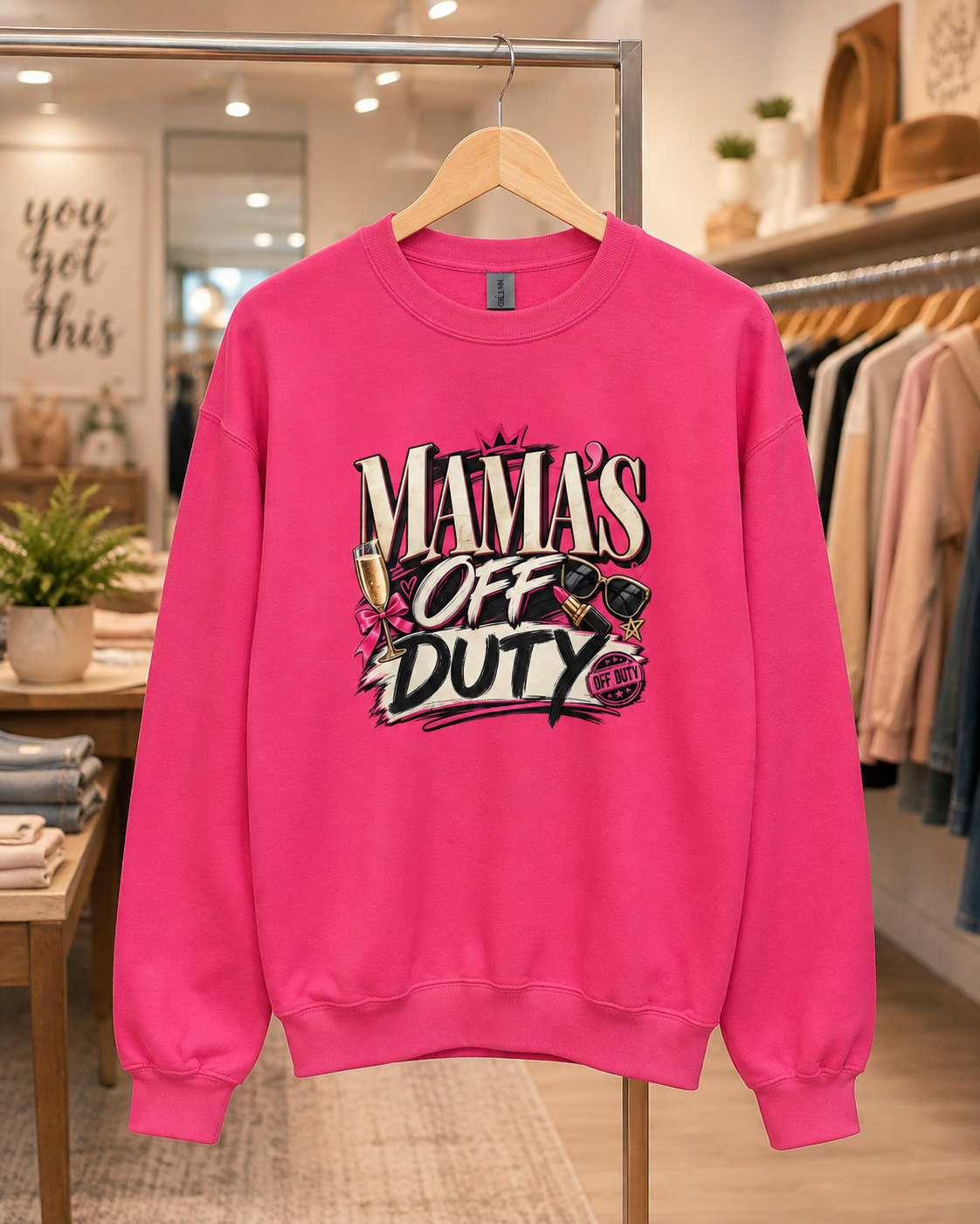 Mama’s Off Duty Women’s Sweatshirt