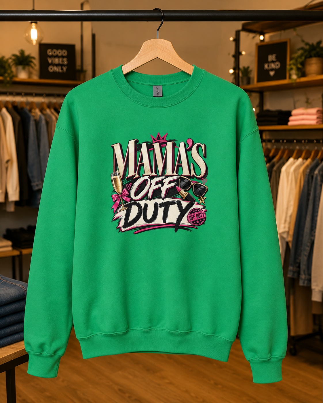 Mama’s Off Duty Women’s Sweatshirt