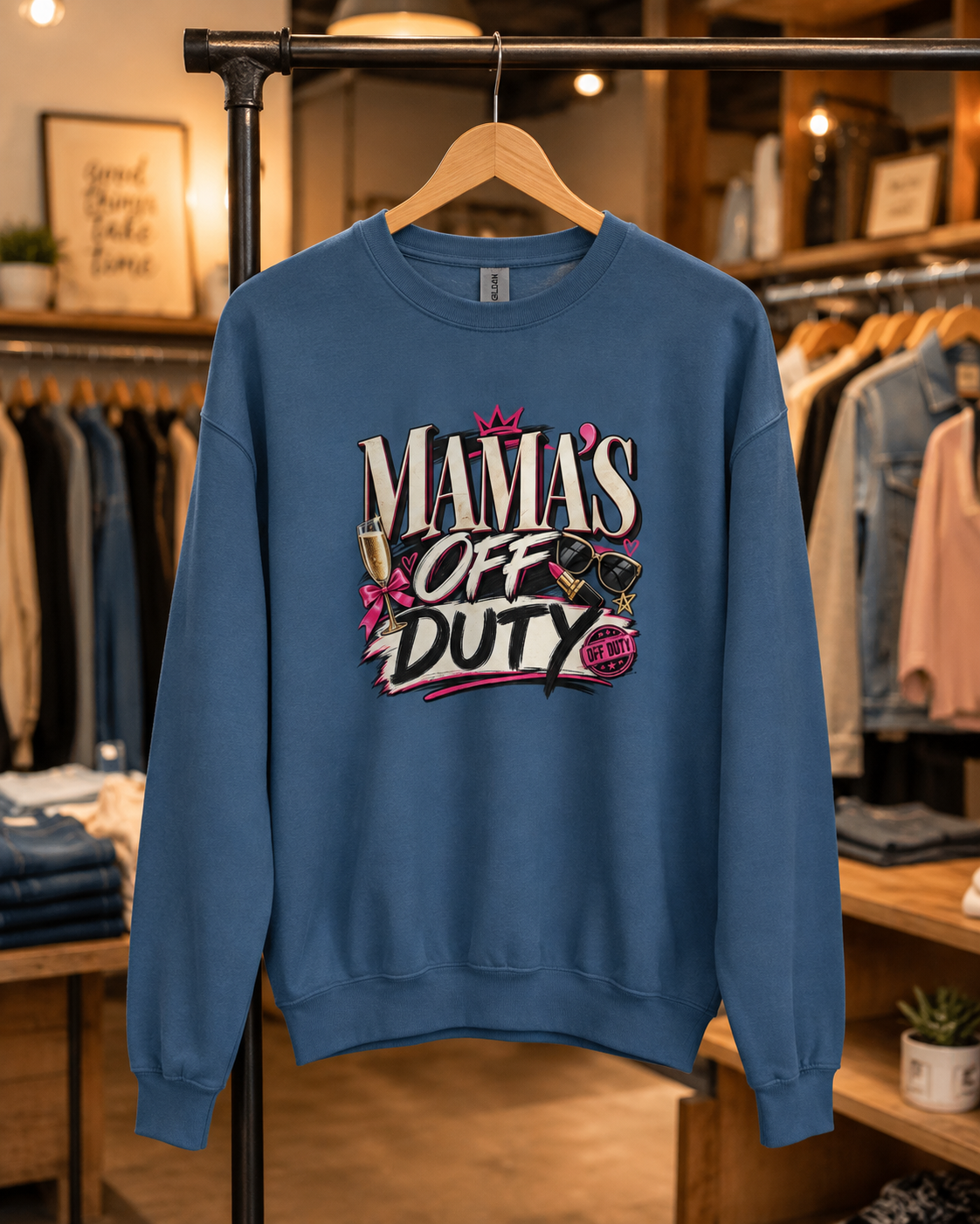 Mama’s Off Duty Women’s Sweatshirt